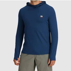 Outdoor Research ActiveIce Spectrum Sun Hoodie T-Shirt Navy Performance 2024-XL